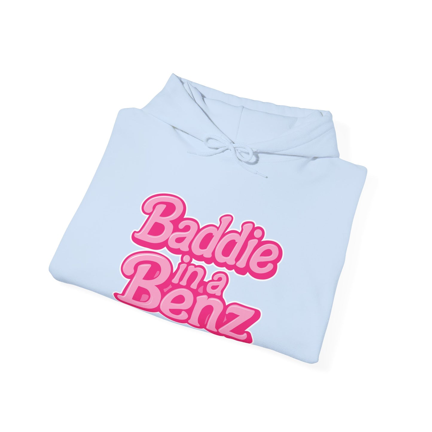 Baddie in a Benz™ Hoodie | Everyday Comfort | Pink Logo