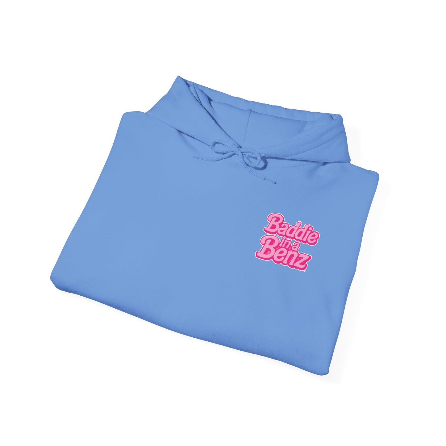 Baddie in a Benz™ | Unisex Heavy Blend™ Hooded Sweatshirt - Double Logo | Pink