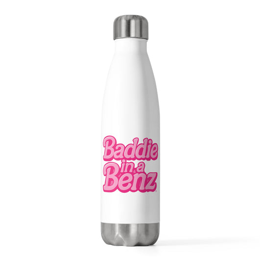 Baddie in a Benz™ Insulated Water Bottle – Chic & Eco-Friendly Gift for Girly Pops and Trendsetters