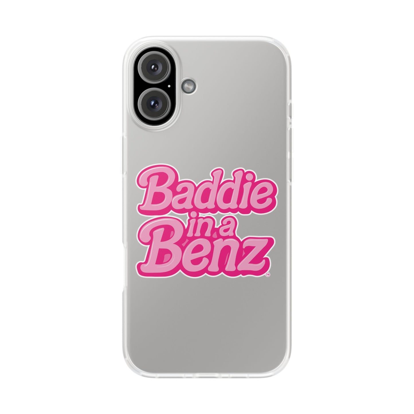 Baddie in a Benz™ Phone Case, Stylish Flexi Case | Cute Phone Cover | Fashion Accessories