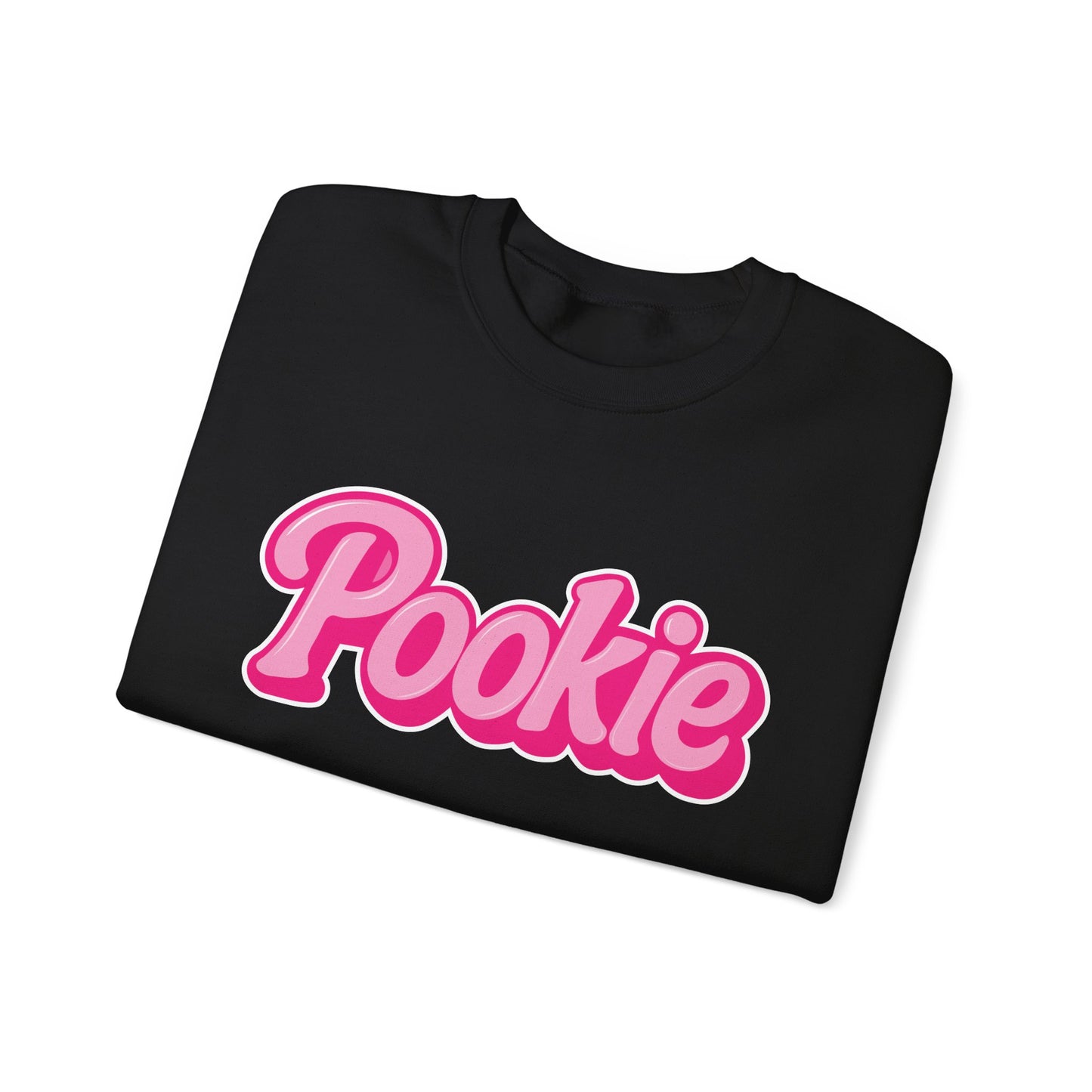 Pookie | Baddie in a Benz™ Cozy Unisex Crewneck Sweatshirt | PINK LOGO