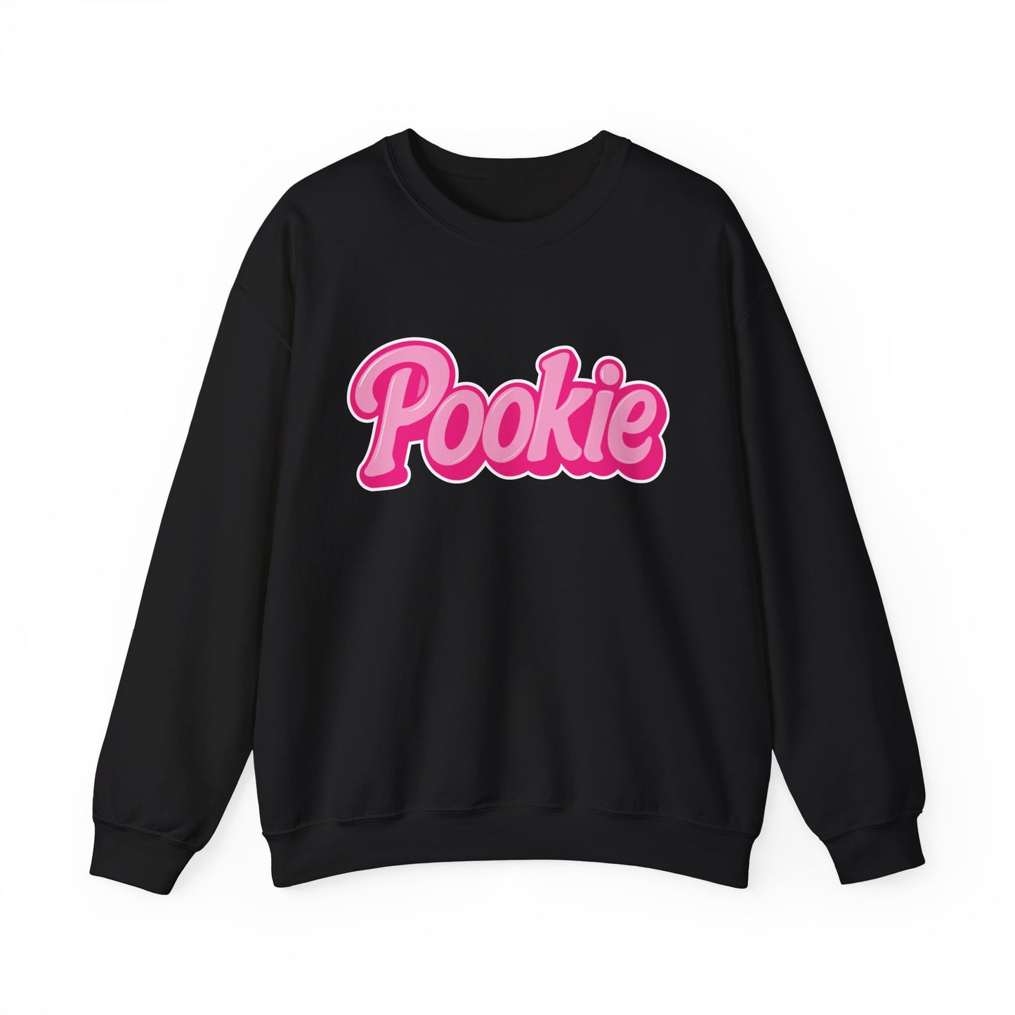 Pookie | Baddie in a Benz™ Cozy Unisex Crewneck Sweatshirt | PINK LOGO