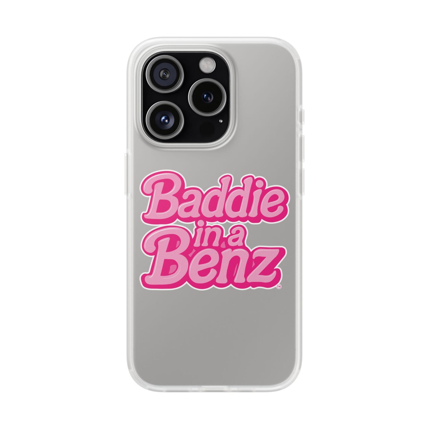 Baddie in a Benz™ Phone Case, Stylish Flexi Case | Cute Phone Cover | Fashion Accessories