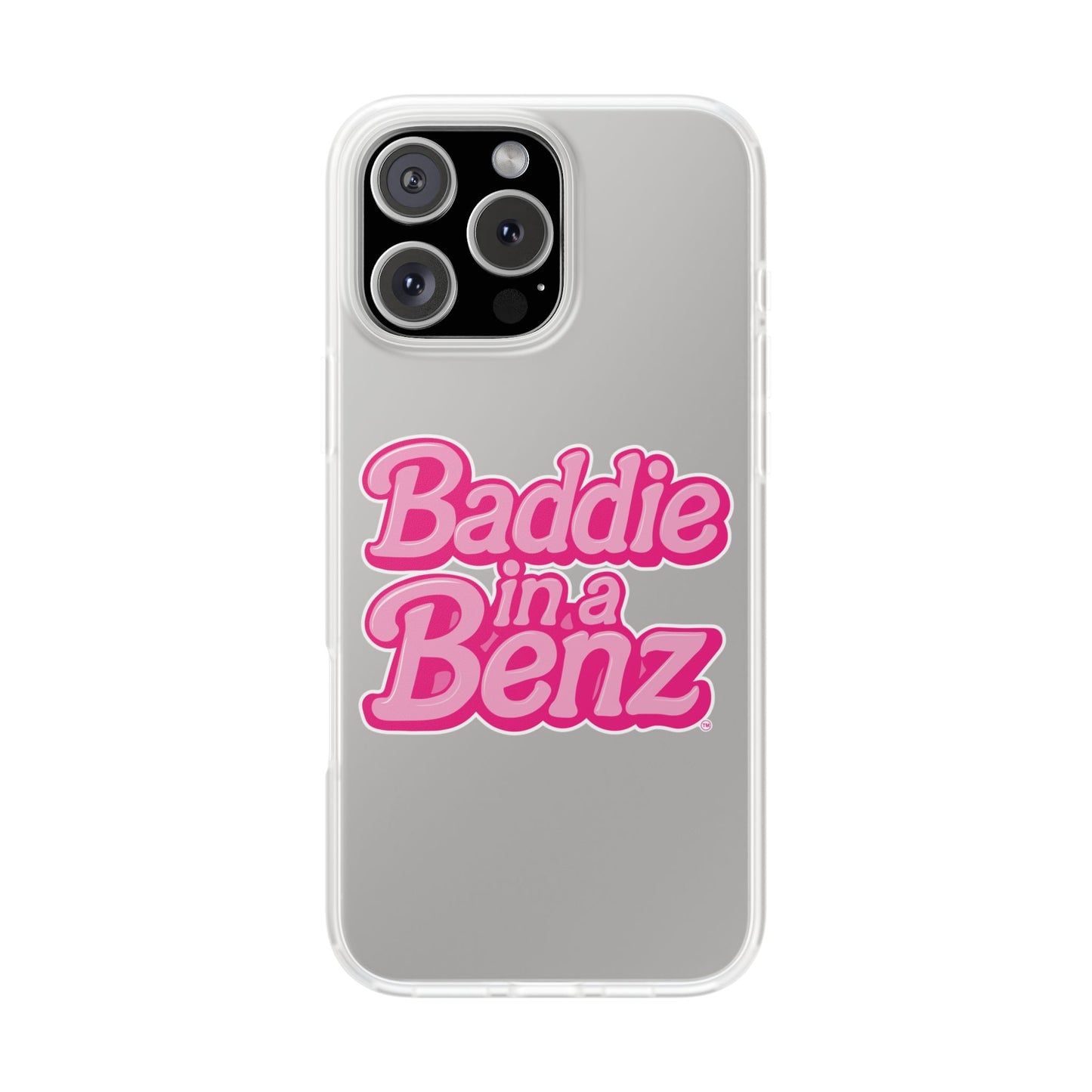 Baddie in a Benz™ Phone Case, Stylish Flexi Case | Cute Phone Cover | Fashion Accessories