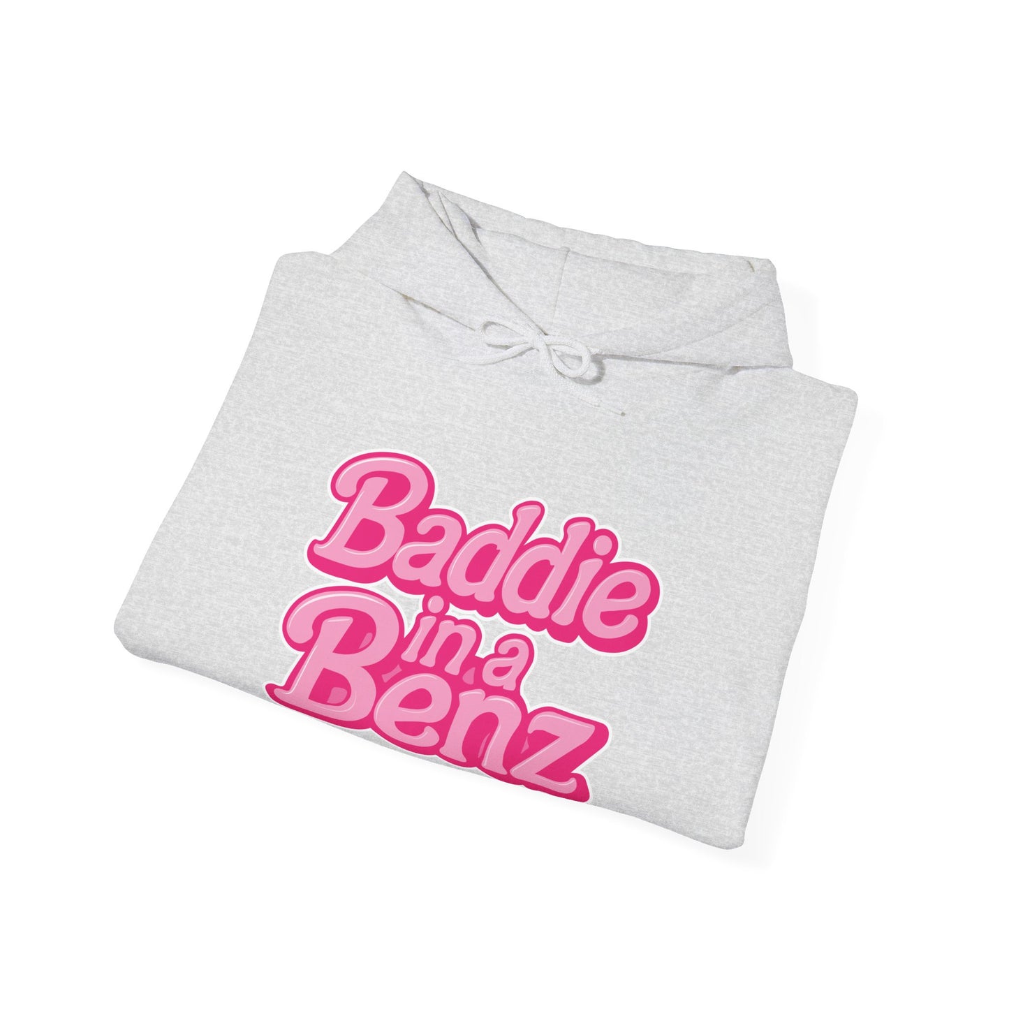 Baddie in a Benz™ Hoodie | Everyday Comfort | Pink Logo