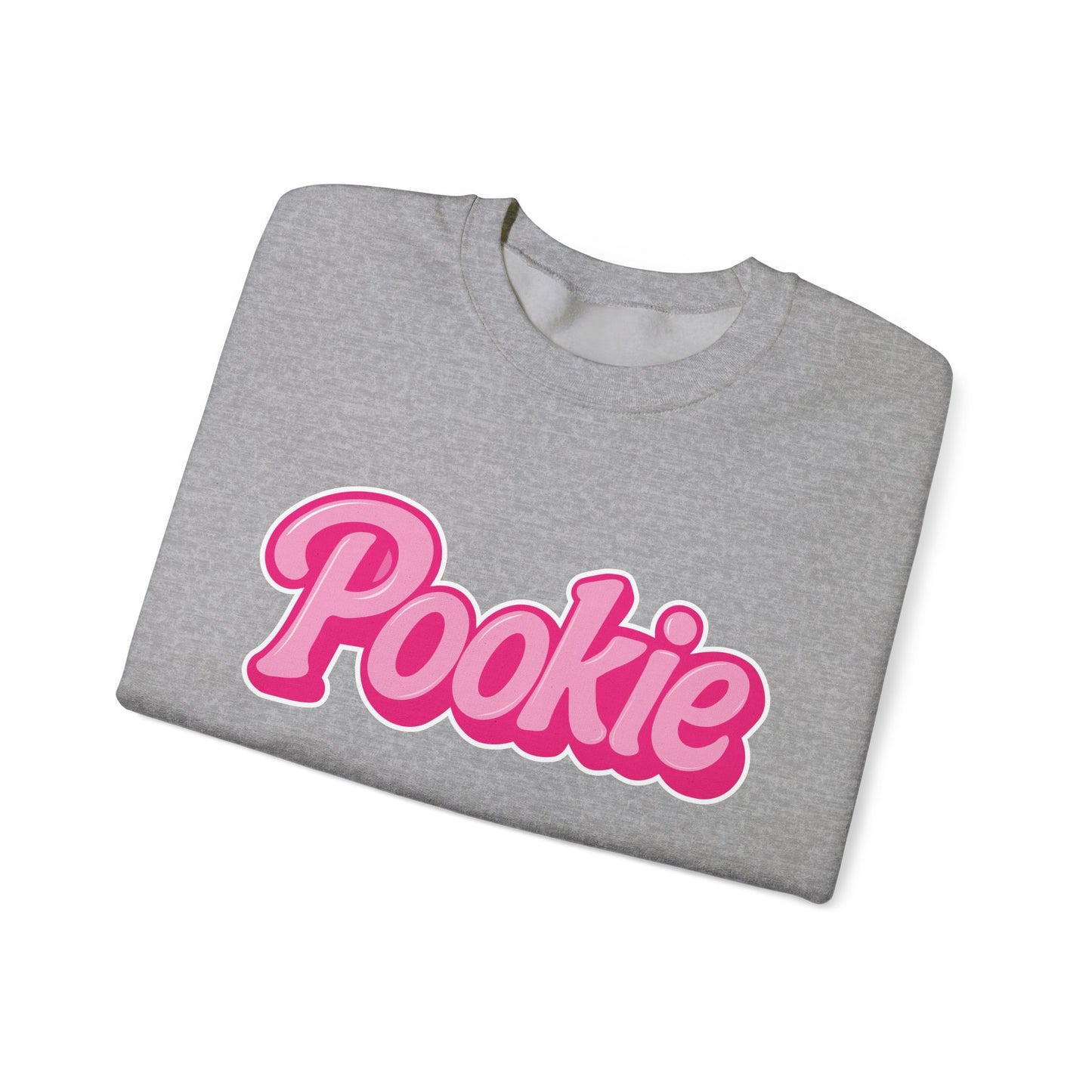 Pookie | Baddie in a Benz™ Cozy Unisex Crewneck Sweatshirt | PINK LOGO
