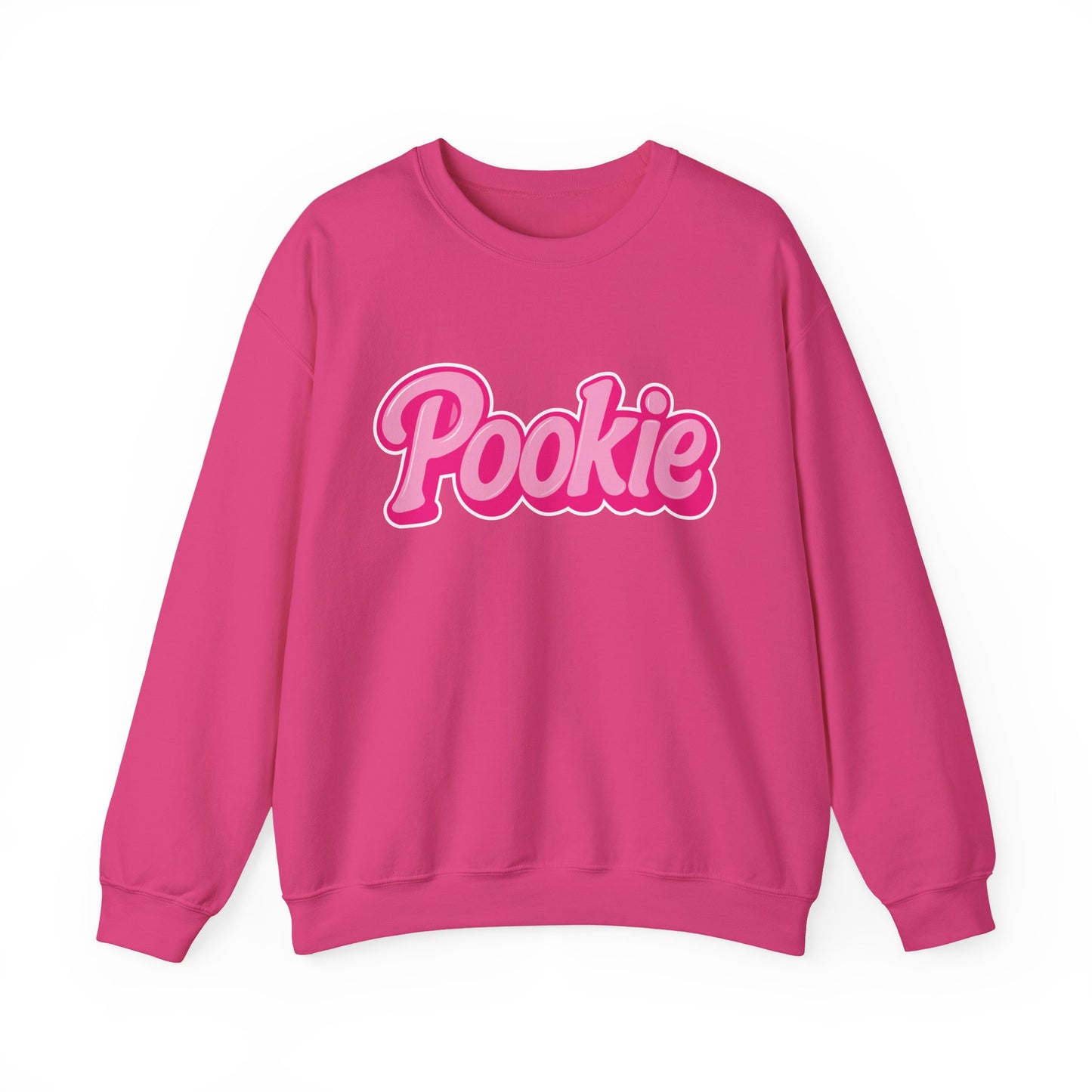 Pookie | Baddie in a Benz™ Cozy Unisex Crewneck Sweatshirt | PINK LOGO