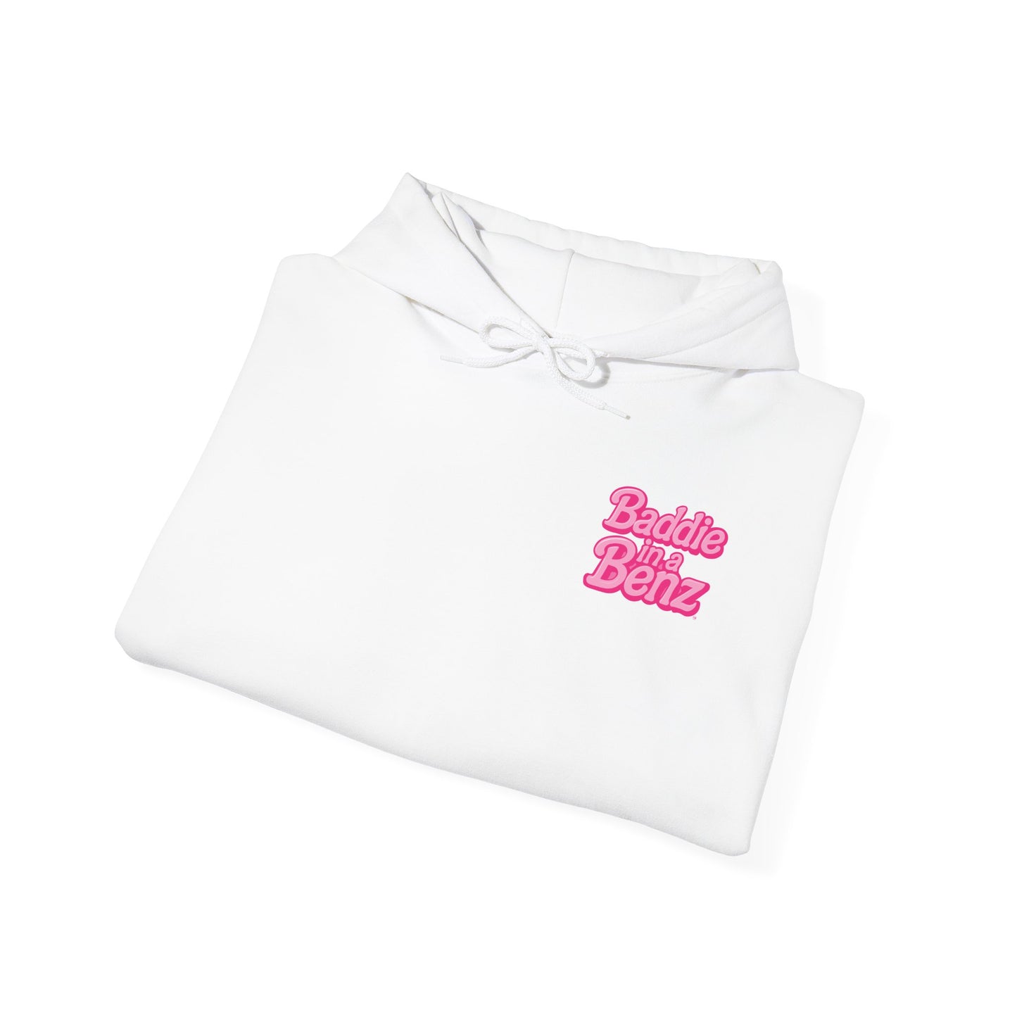 Baddie in a Benz™ | Unisex Heavy Blend™ Hooded Sweatshirt | Small Single Logo
