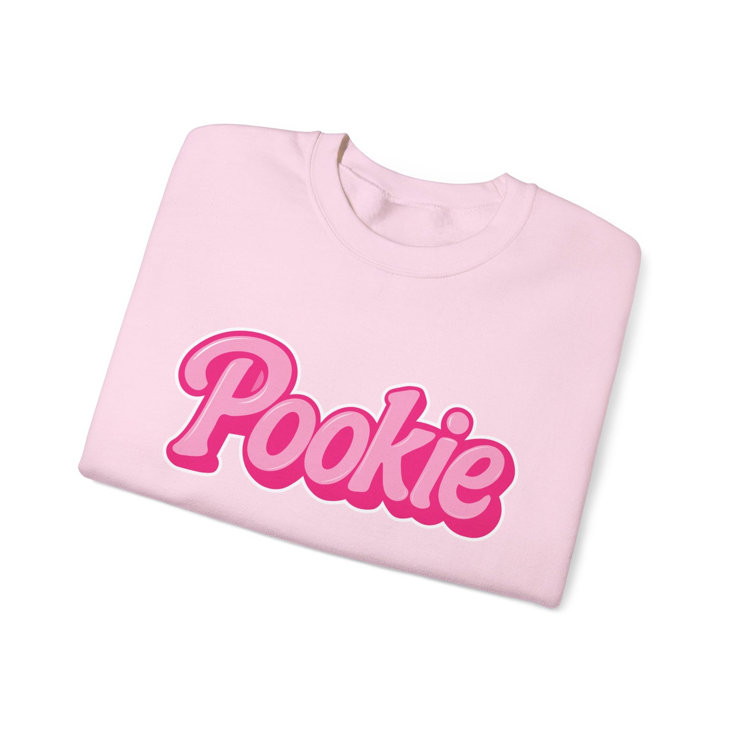 Pookie | Baddie in a Benz™ Cozy Unisex Crewneck Sweatshirt | PINK LOGO