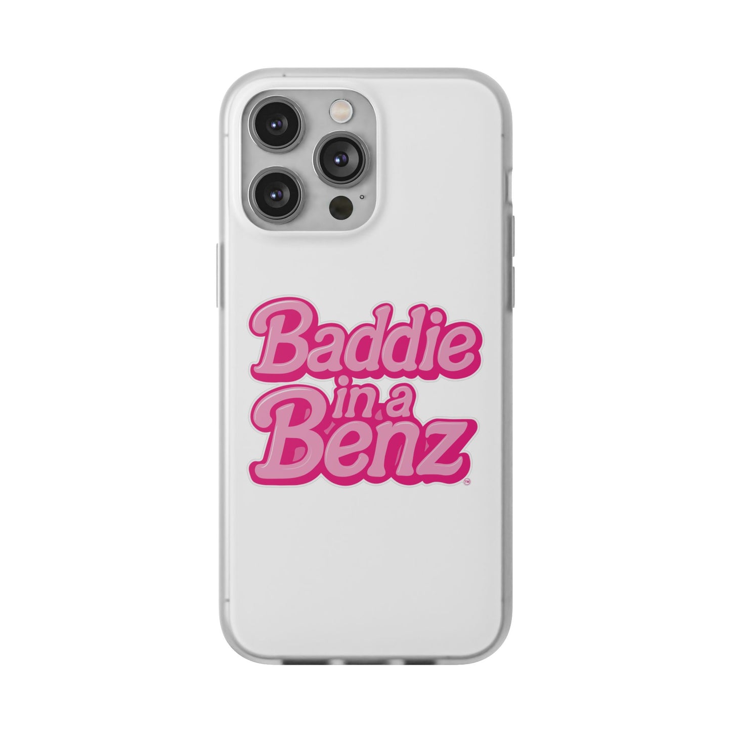 Baddie in a Benz™ Phone Case, Stylish Flexi Case | Cute Phone Cover | Fashion Accessories