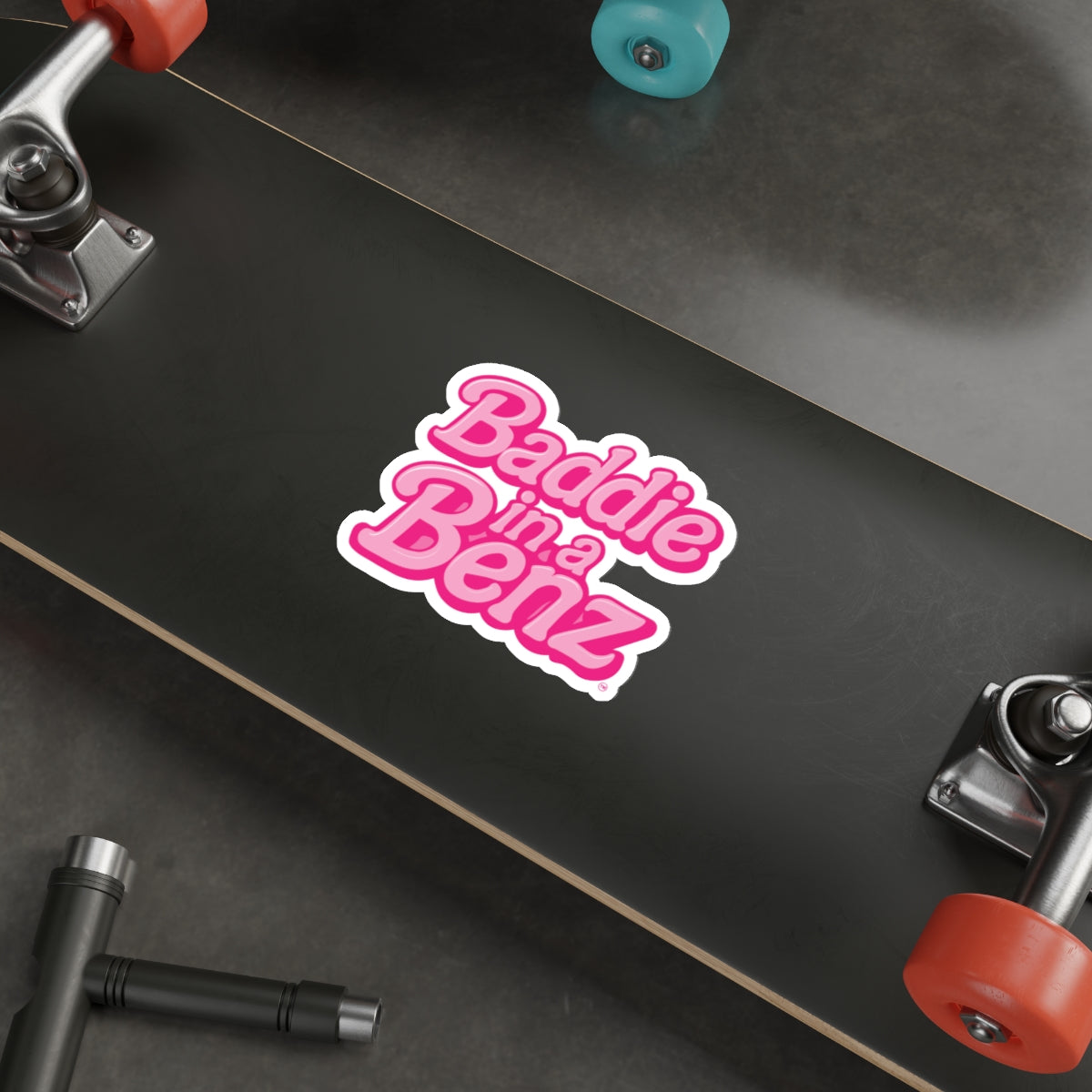 Baddie in a Benz™ Die-Cut Stickers | Trendy Laptop Decals, Aesthetic Decoration, Journal Accessories