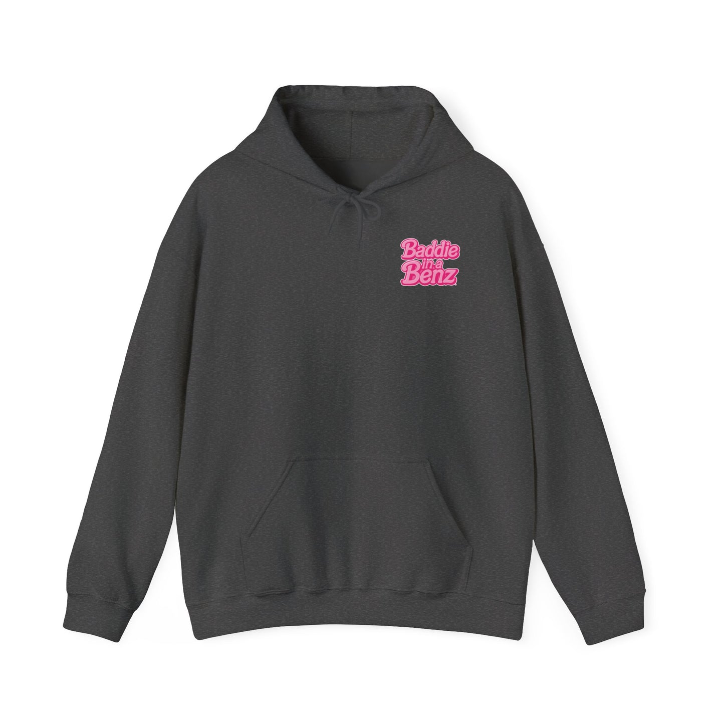 Baddie in a Benz™ | Unisex Heavy Blend™ Hooded Sweatshirt | Small Single Logo