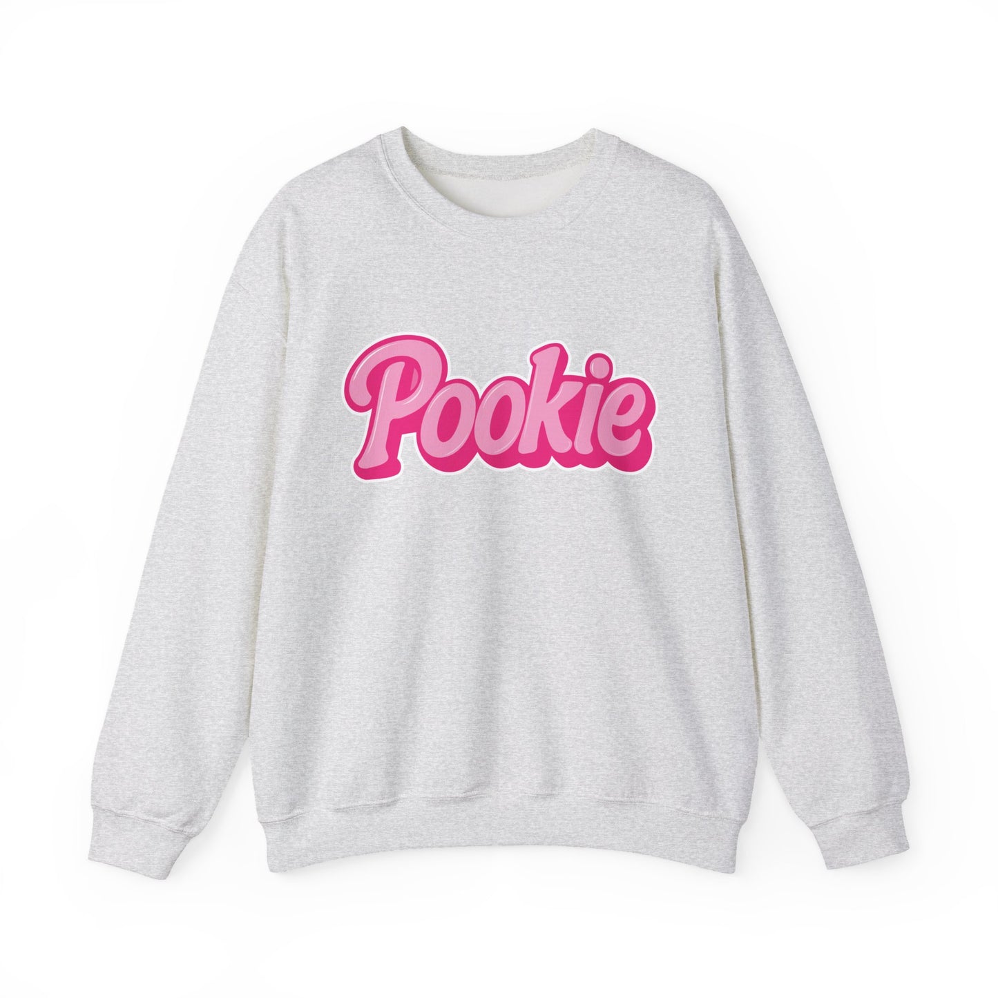 Pookie | Baddie in a Benz™ Cozy Unisex Crewneck Sweatshirt | PINK LOGO