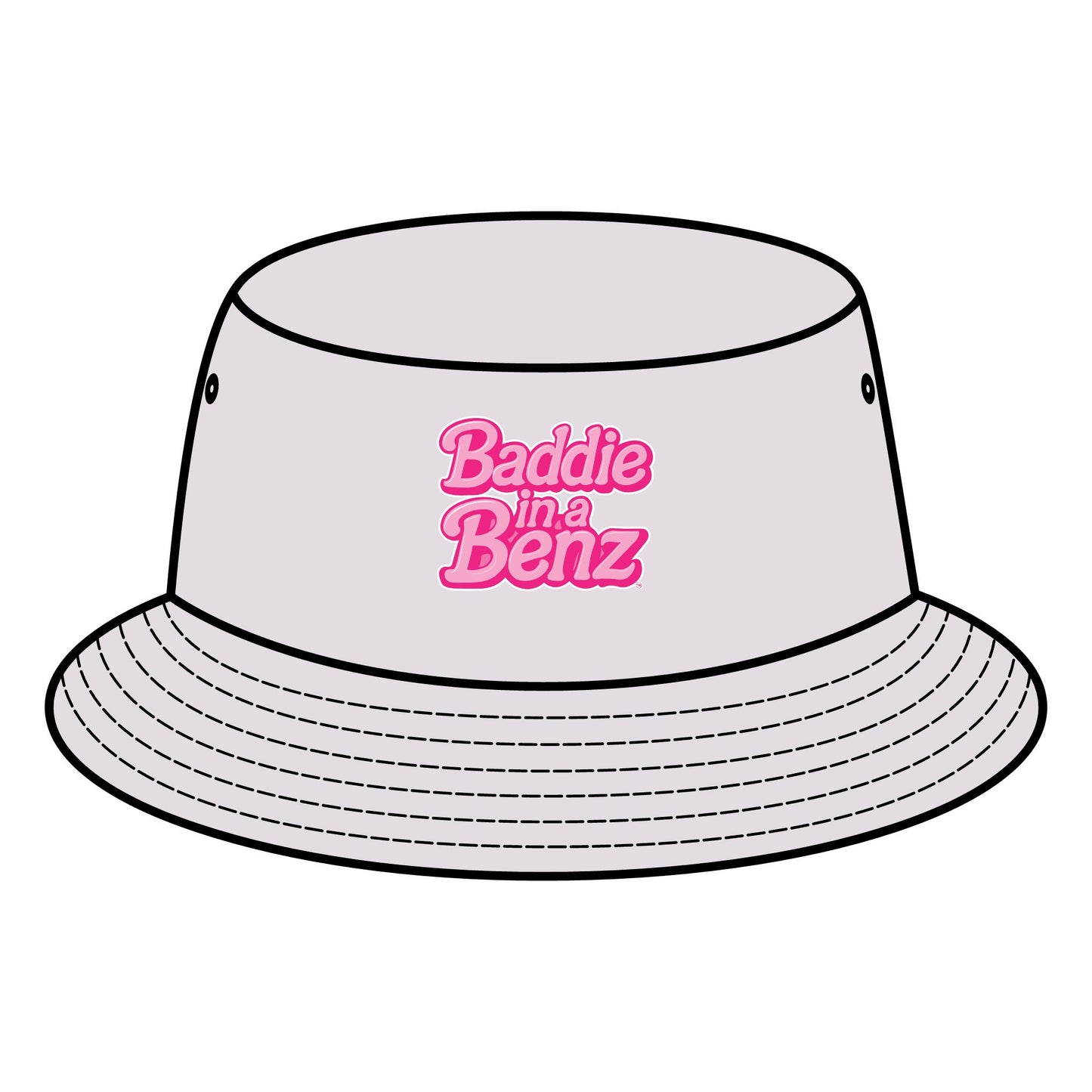 Baddie in a Benz™ Bucket Hat | Trendy Summer Accessory, Perfect for Festivals, Beach Days, or Everyday Style