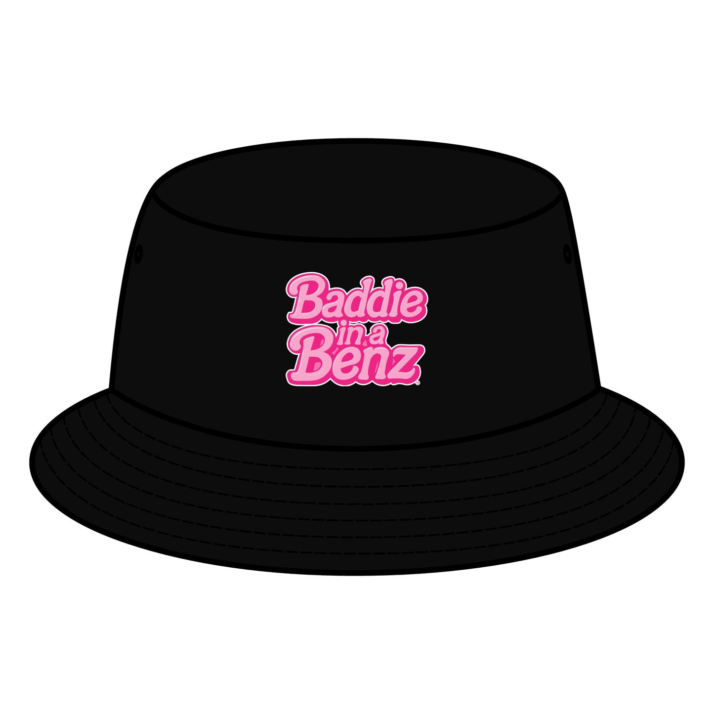 Baddie in a Benz™ Bucket Hat | Trendy Summer Accessory, Perfect for Festivals, Beach Days, or Everyday Style