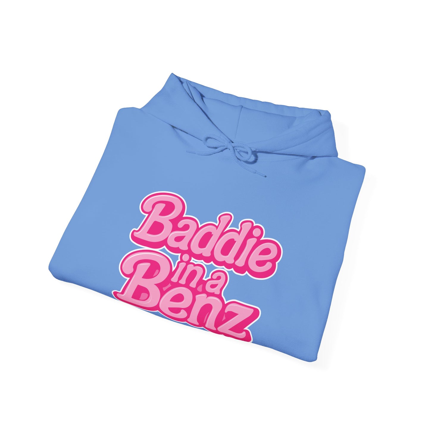 Baddie in a Benz™ Hoodie | Everyday Comfort | Pink Logo