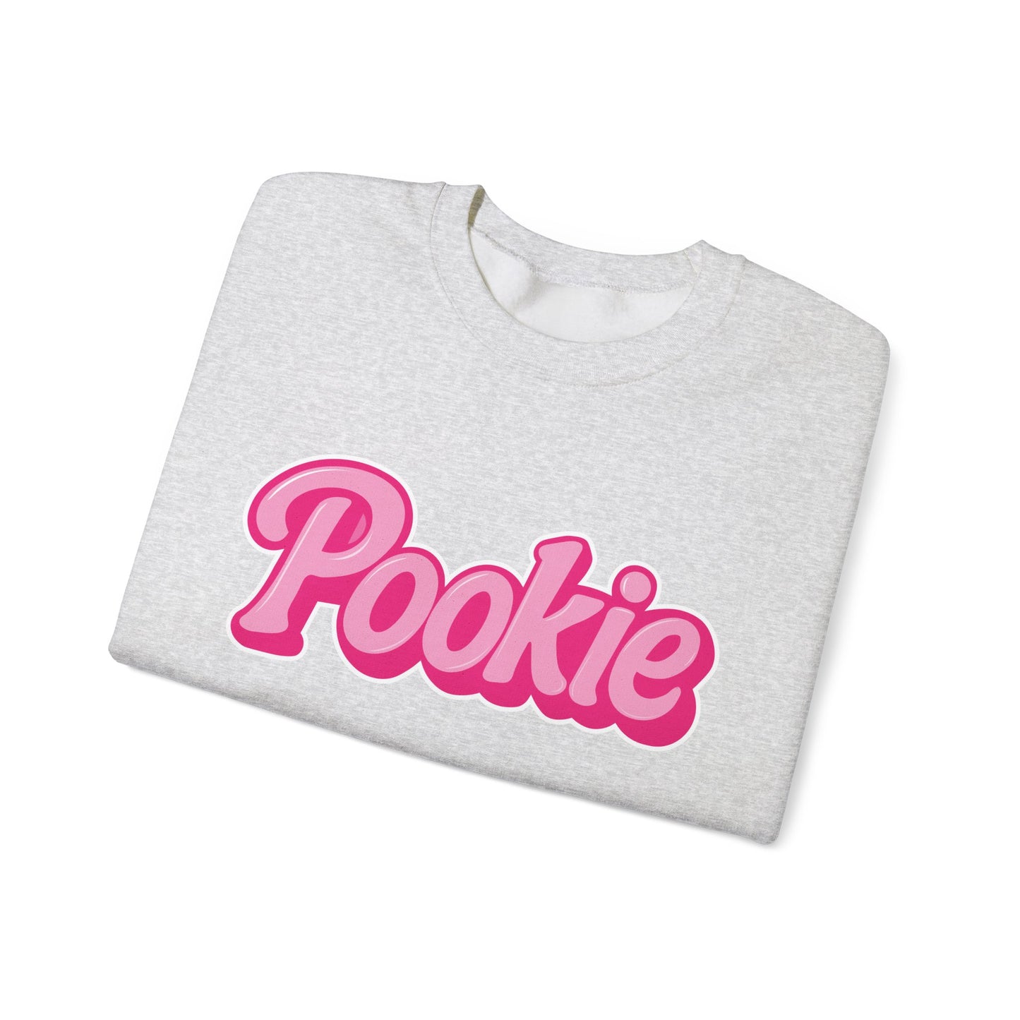 Pookie | Baddie in a Benz™ Cozy Unisex Crewneck Sweatshirt | PINK LOGO