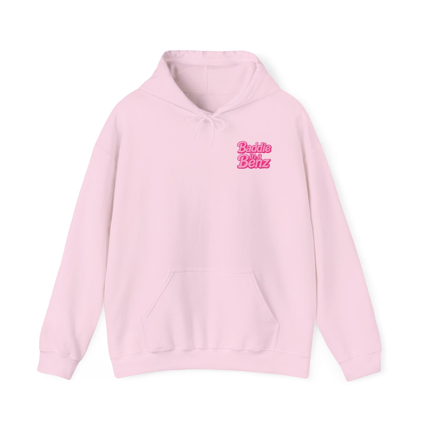 Baddie in a Benz™ | Unisex Heavy Blend™ Hooded Sweatshirt | Small Single Logo