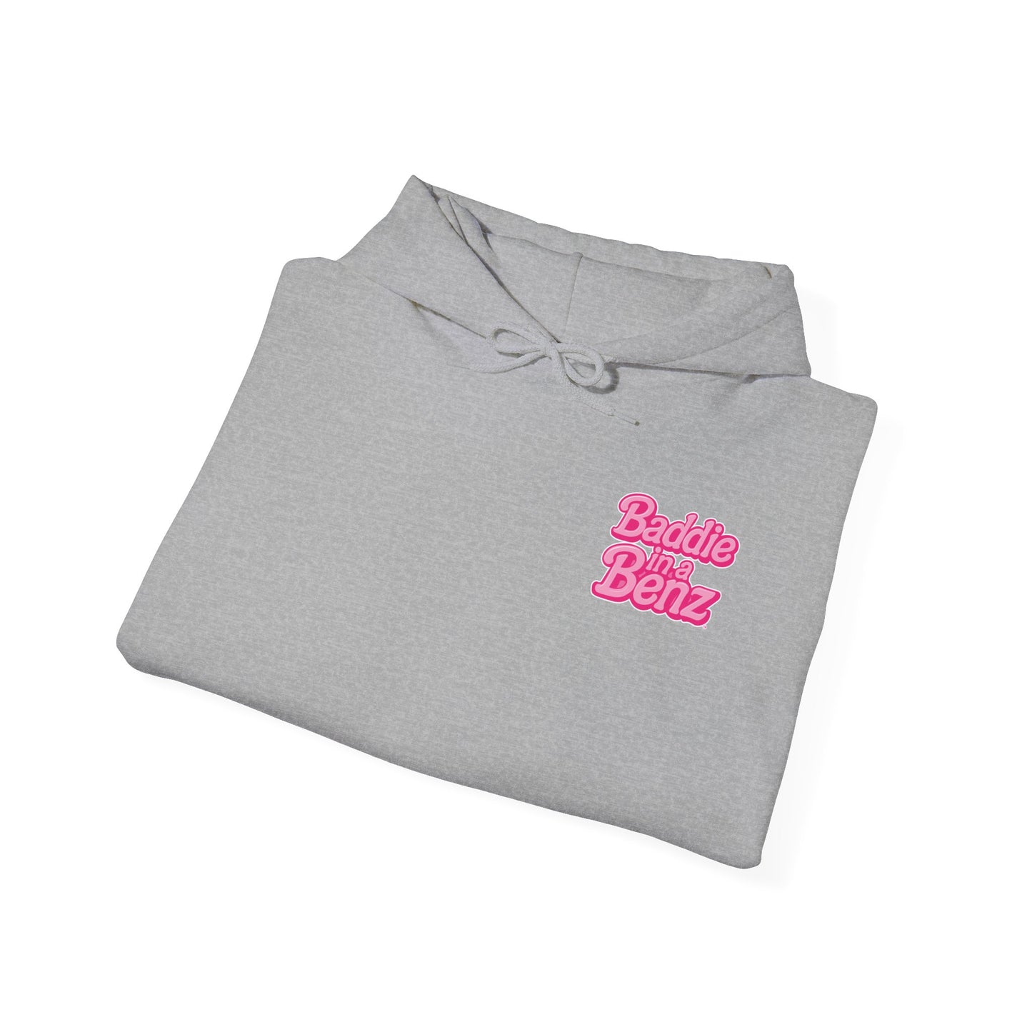 Baddie in a Benz™ | Unisex Heavy Blend™ Hooded Sweatshirt | Small Single Logo