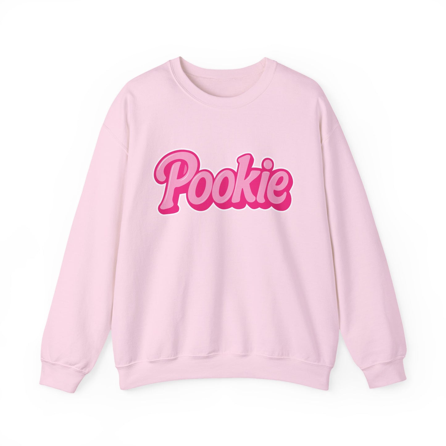 Pookie | Baddie in a Benz™ Cozy Unisex Crewneck Sweatshirt | PINK LOGO
