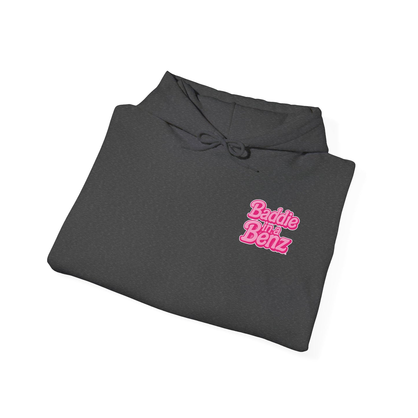 Baddie in a Benz™ | Unisex Heavy Blend™ Hooded Sweatshirt | Small Single Logo