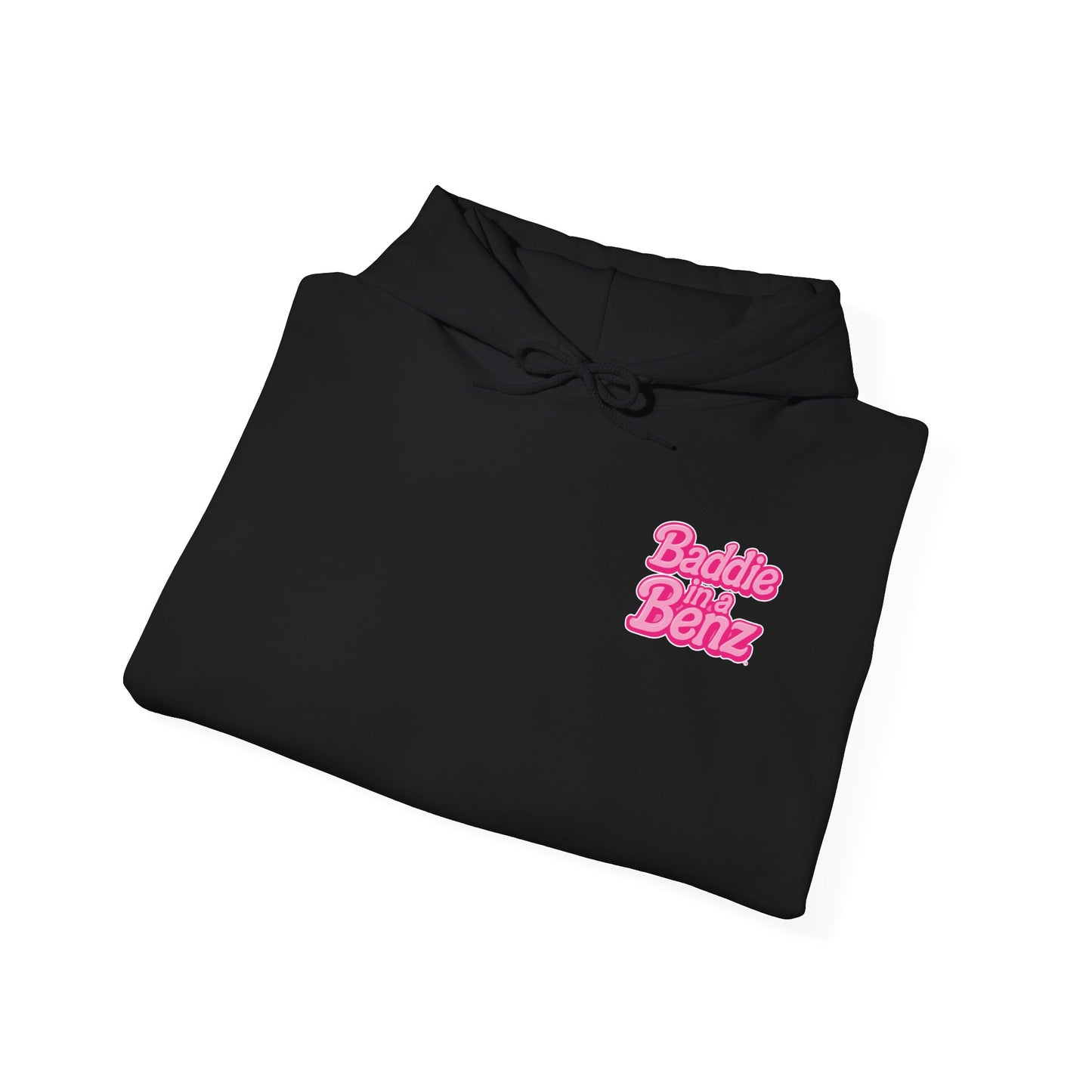 Baddie in a Benz™ | Unisex Heavy Blend™ Hooded Sweatshirt | Small Single Logo