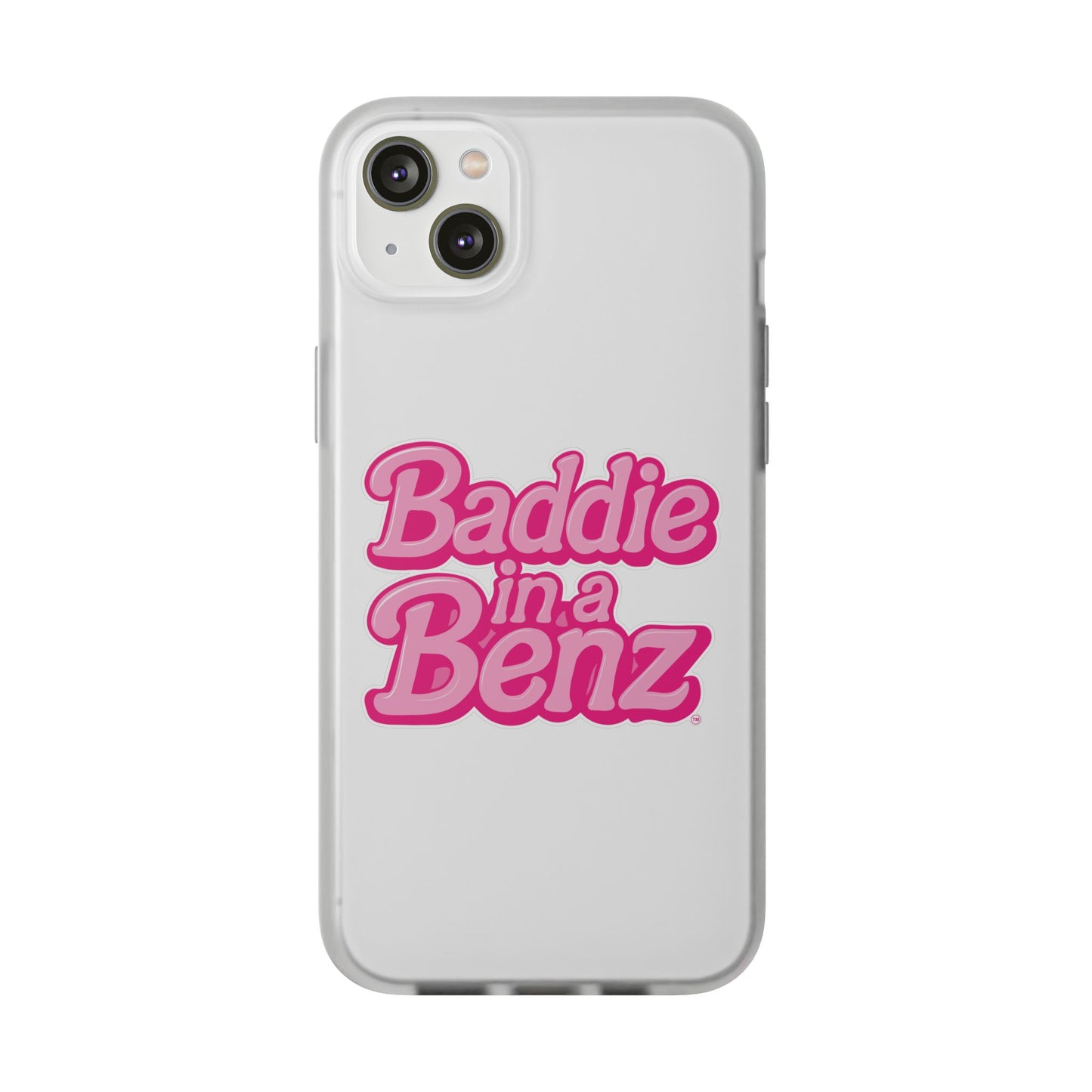 Baddie in a Benz™ Phone Case, Stylish Flexi Case | Cute Phone Cover | Fashion Accessories