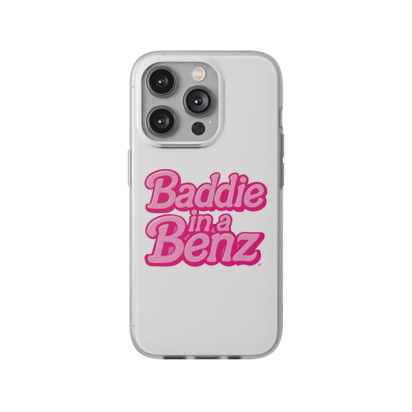 Baddie in a Benz™ Phone Case, Stylish Flexi Case | Cute Phone Cover | Fashion Accessories