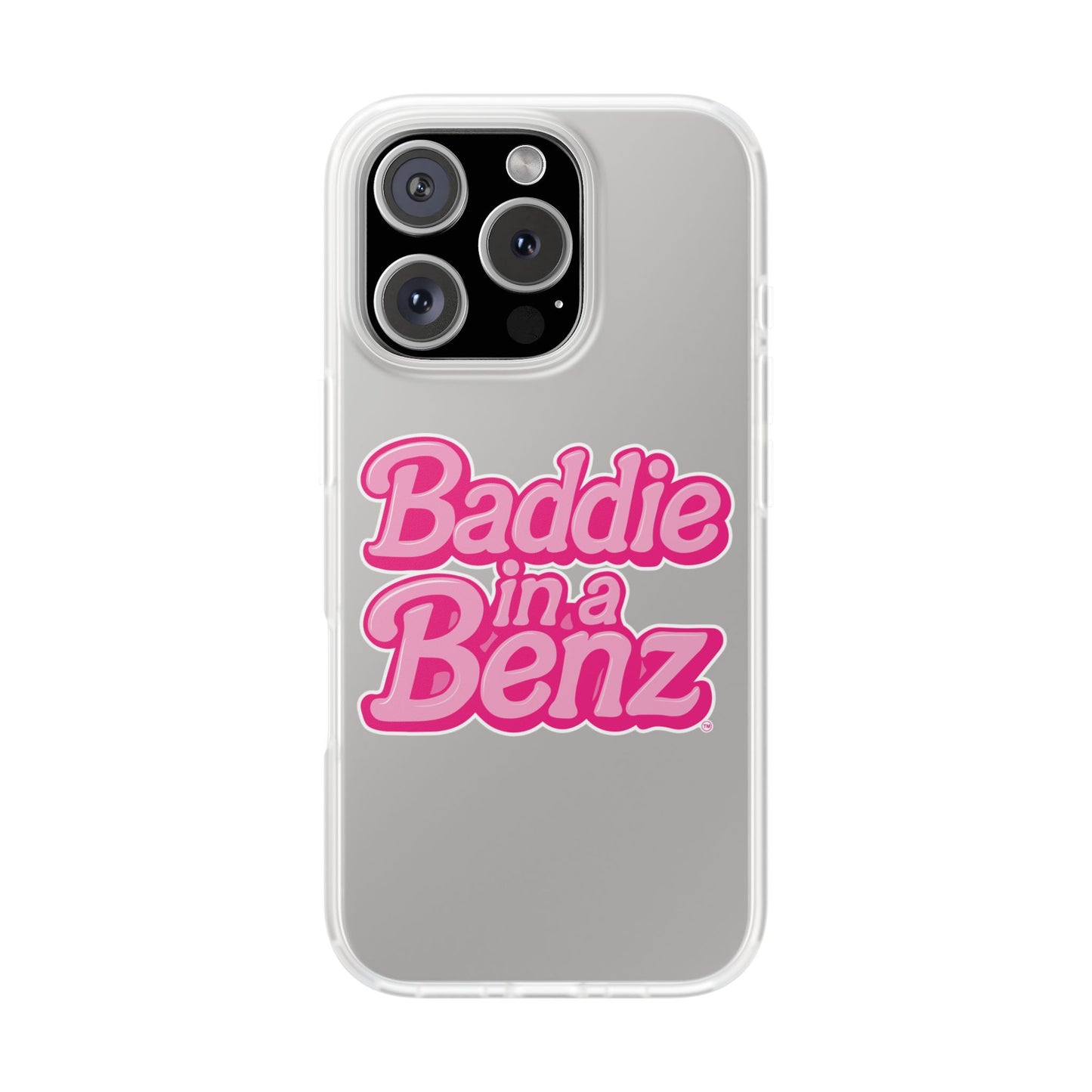 Baddie in a Benz™ Phone Case, Stylish Flexi Case | Cute Phone Cover | Fashion Accessories