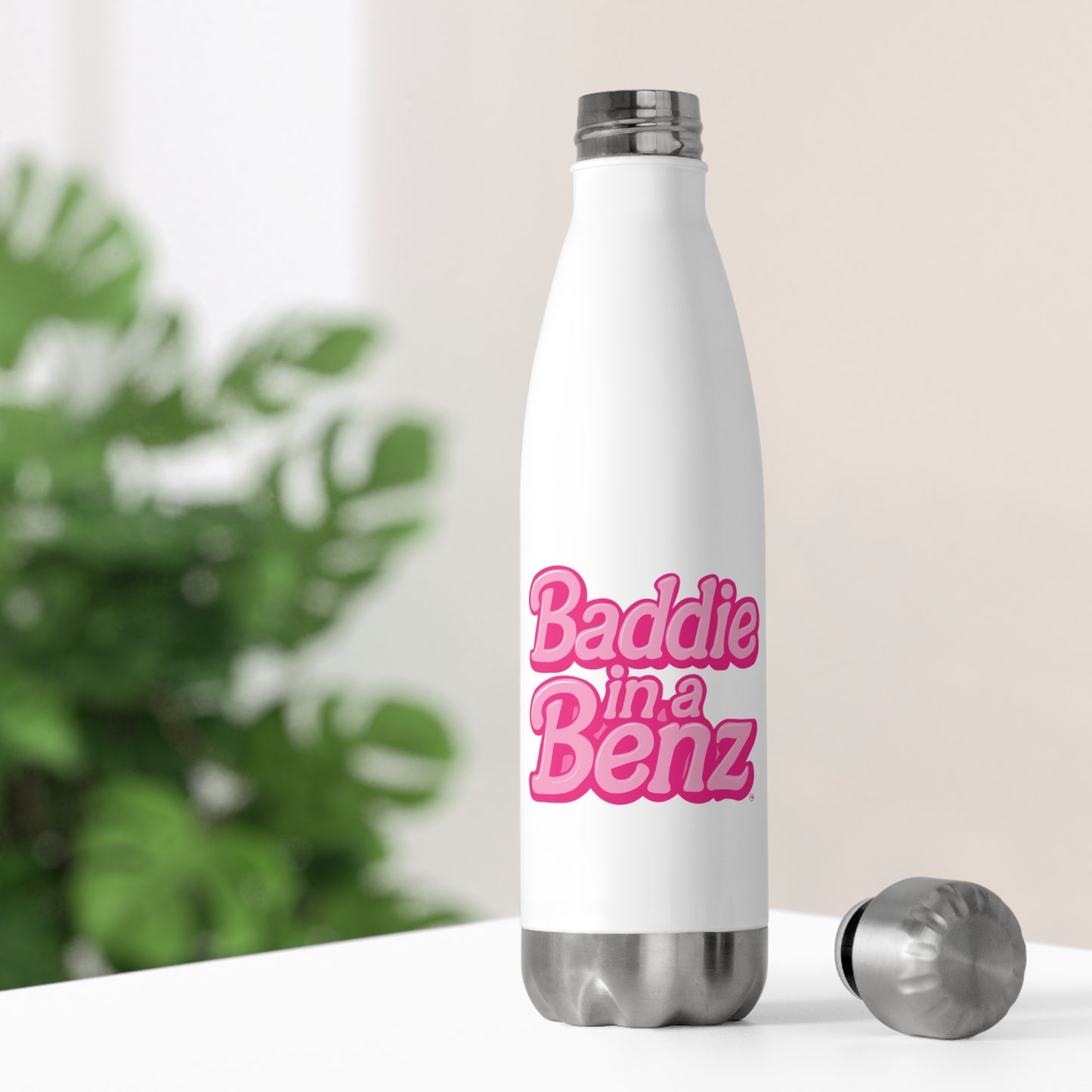 Baddie in a Benz™ Insulated Water Bottle – Chic & Eco-Friendly Gift for Girly Pops and Trendsetters