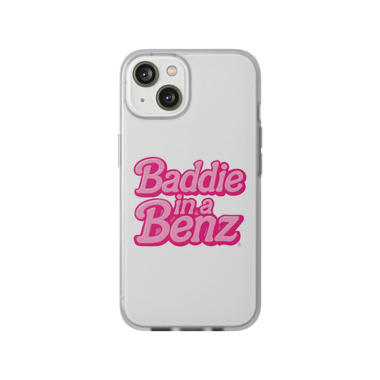 Baddie in a Benz™ Phone Case, Stylish Flexi Case | Cute Phone Cover | Fashion Accessories