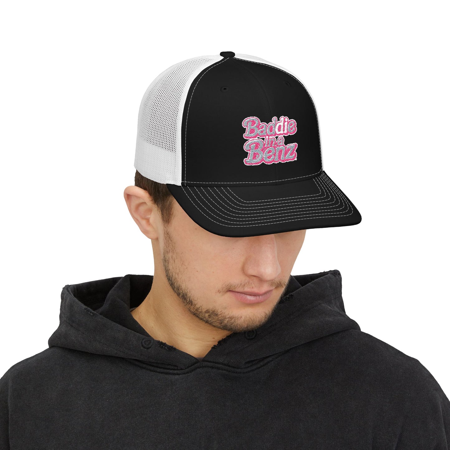 Baddie in a Benz™ Trucker Cap | Stylish Embroidered Snapback, Perfect for Casual Outings