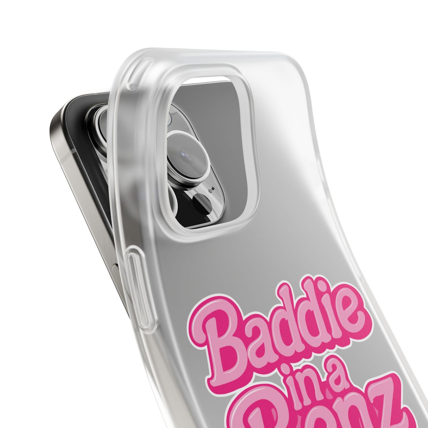 Baddie in a Benz™ Phone Case, Stylish Flexi Case | Cute Phone Cover | Fashion Accessories