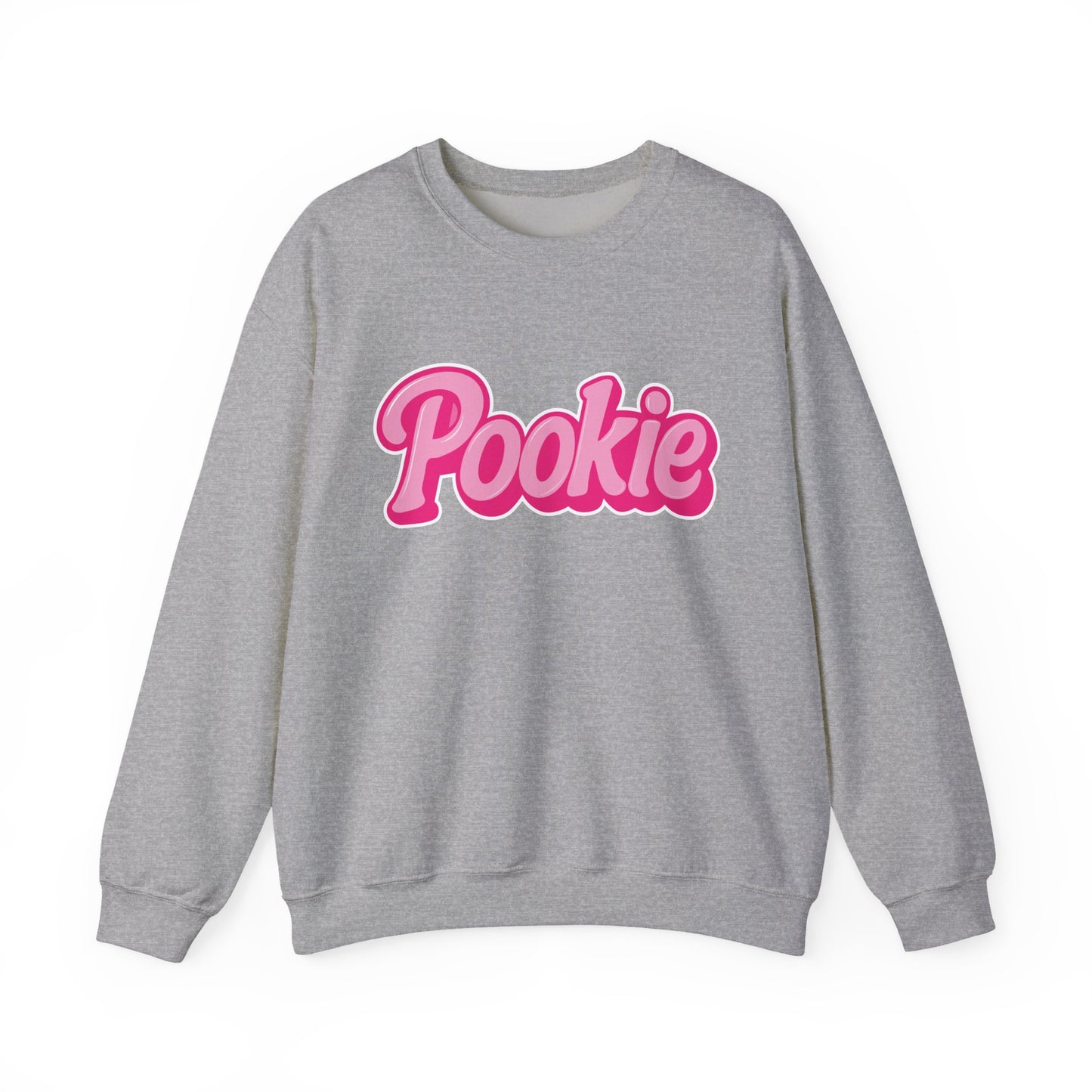 Pookie | Baddie in a Benz™ Cozy Unisex Crewneck Sweatshirt | PINK LOGO