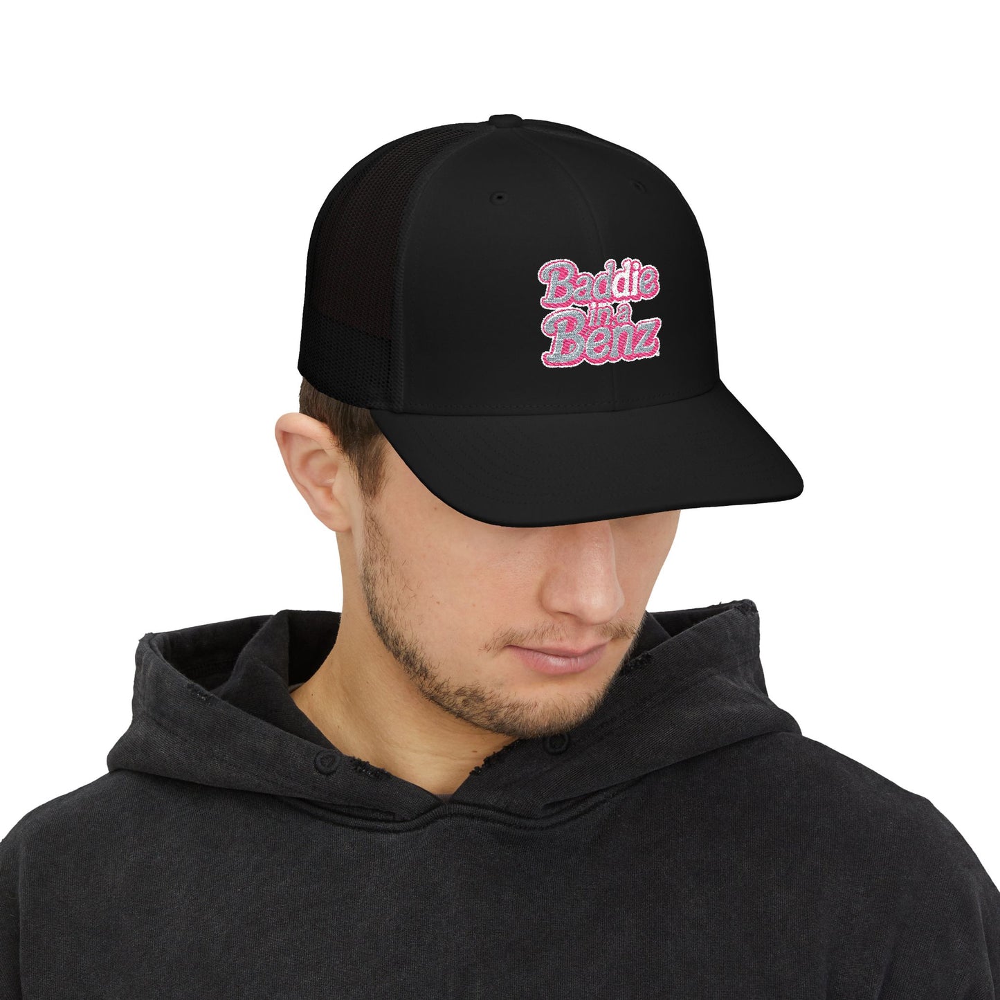 Baddie in a Benz™ Trucker Cap | Stylish Embroidered Snapback, Perfect for Casual Outings