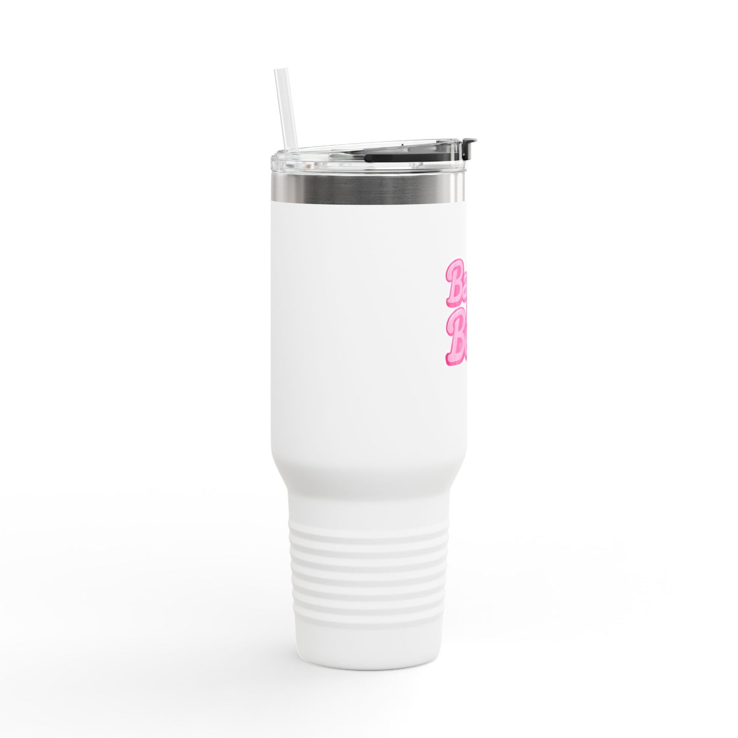 Baddie in a Benz™ Travel Tumbler | 40oz Insulated Cup | Stylish Pink Emotional Support Tumbler