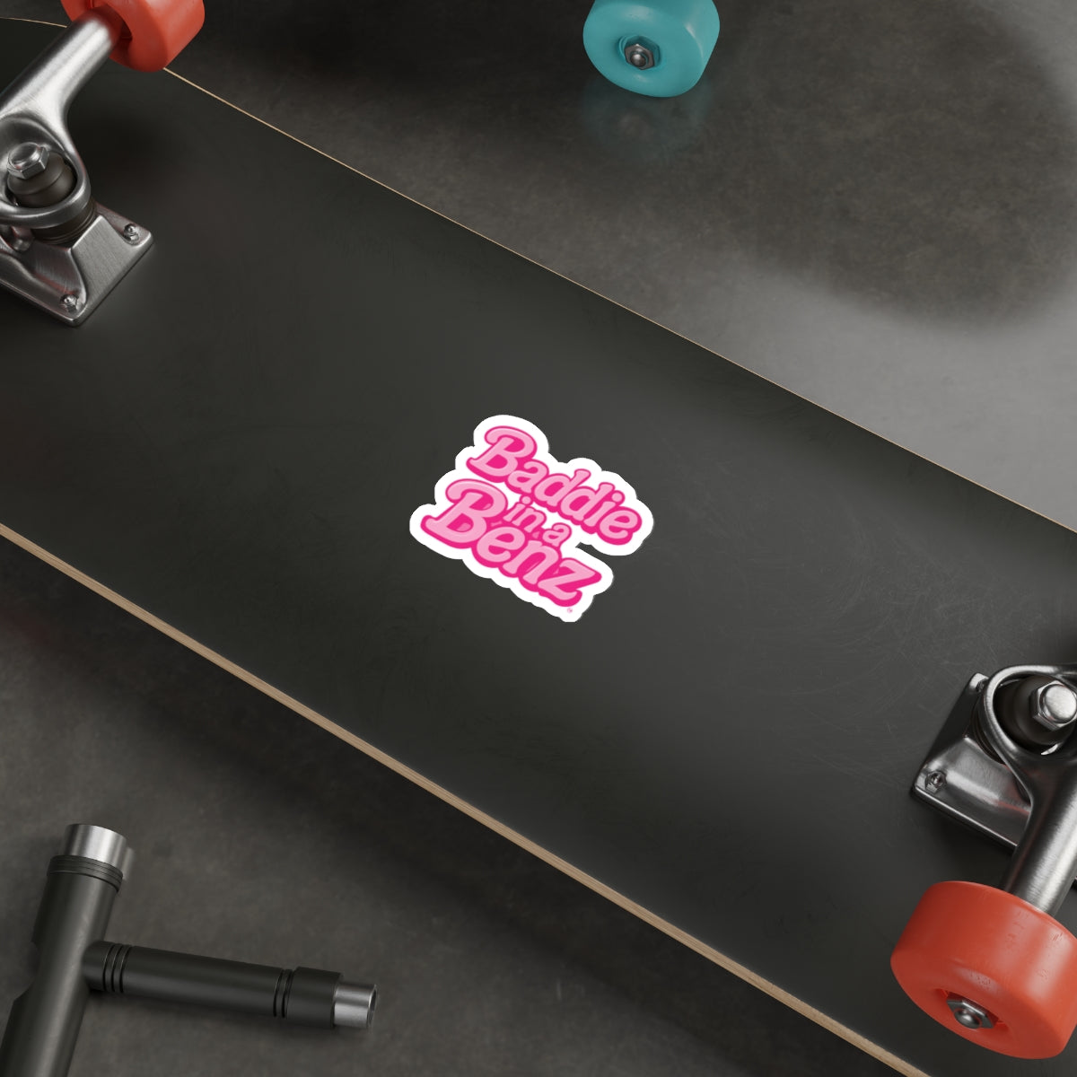 Baddie in a Benz™ Die-Cut Stickers | Trendy Laptop Decals, Aesthetic Decoration, Journal Accessories