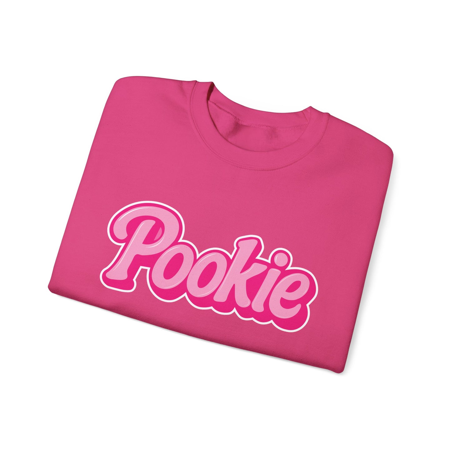 Pookie | Baddie in a Benz™ Cozy Unisex Crewneck Sweatshirt | PINK LOGO