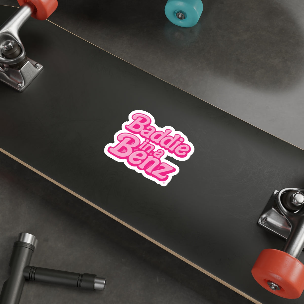 Baddie in a Benz™ Die-Cut Stickers | Trendy Laptop Decals, Aesthetic Decoration, Journal Accessories