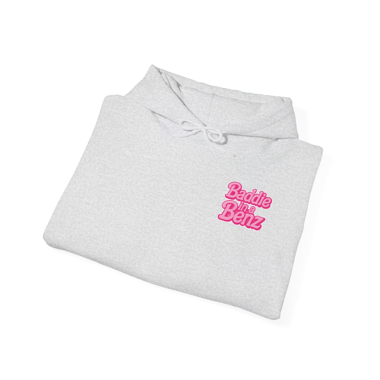 Baddie in a Benz™ | Unisex Heavy Blend™ Hooded Sweatshirt | Small Single Logo