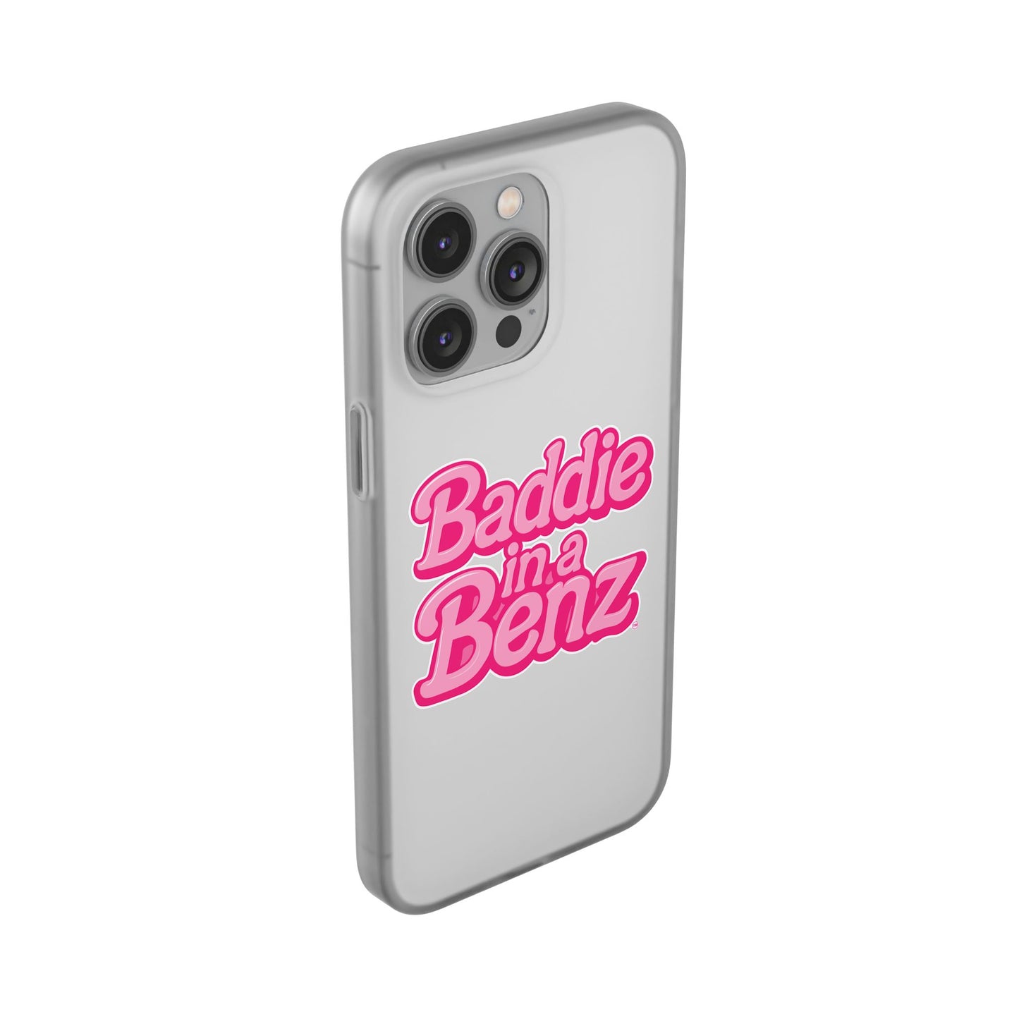 Baddie in a Benz™ Phone Case, Stylish Flexi Case | Cute Phone Cover | Fashion Accessories