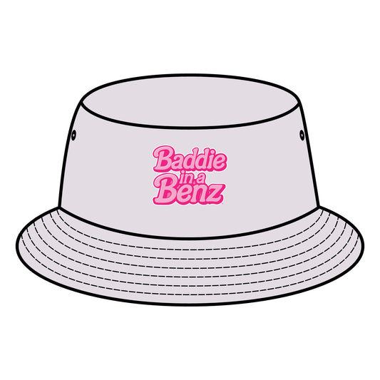 Baddie in a Benz™ Bucket Hat | Trendy Summer Accessory, Perfect for Festivals, Beach Days, or Everyday Style