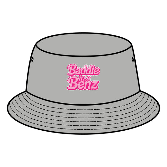 Baddie in a Benz™ Bucket Hat | Trendy Summer Accessory, Perfect for Festivals, Beach Days, or Everyday Style