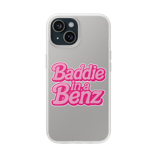 Baddie in a Benz™ Phone Case, Stylish Flexi Case | Cute Phone Cover | Fashion Accessories