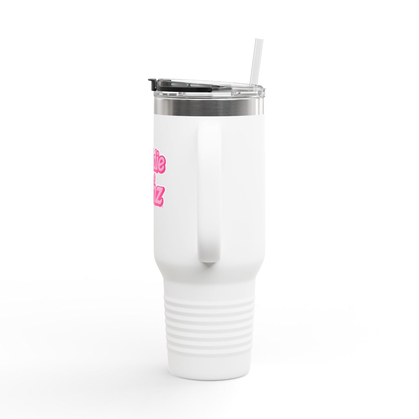 Baddie in a Benz™ Travel Tumbler  | 40oz Insulated Cup | Stylish Pink Emotional Support Tumbler