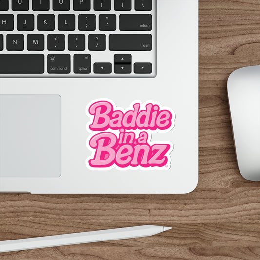 Baddie in a Benz™ Die-Cut Stickers | Trendy Laptop Decals, Aesthetic Decoration, Journal Accessories